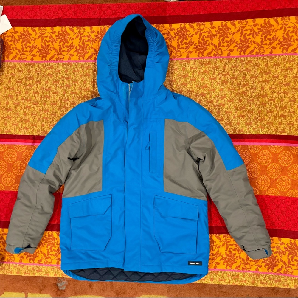 EUC Boys Lands End Snowsuit and Jacket. 14S